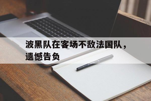 关于波黑队在客场不敌法国队，遗憾告负的信息